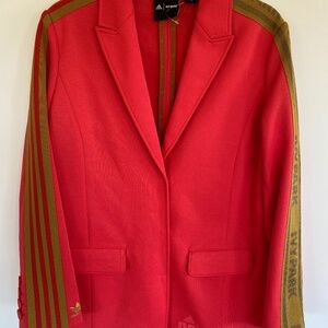 Adidas X Ivy Park very rare long blazer in Coral pink size M